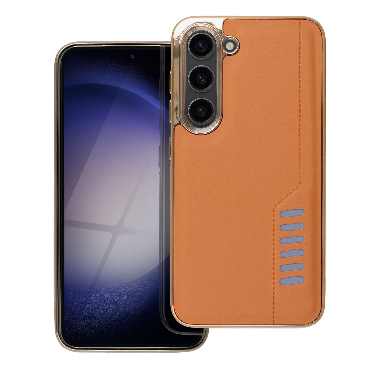 Aizsargvāciņš Samsung S23 – MILANO, brūns — attēls 2