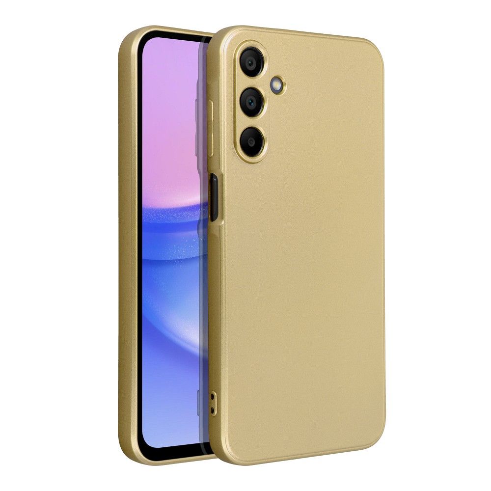 Aizsargvāciņš Samsung A15 5G / A15 4G – METALLIC, zelta — attēls 2