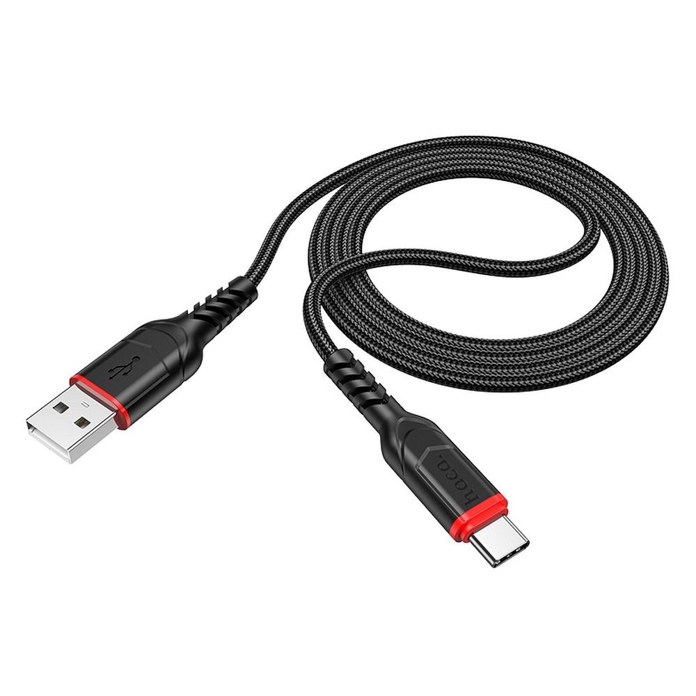 Kabelis HOCO cable USB A to Type C QC 3A X59 1 m black — attēls 2