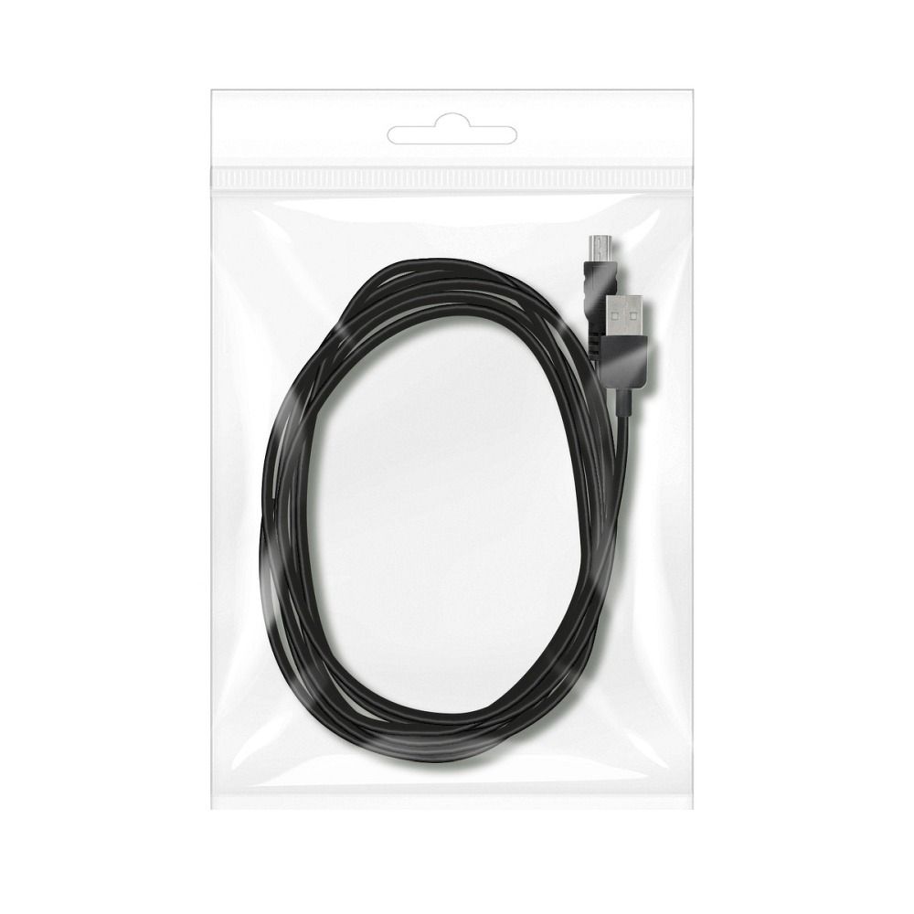 Kabelis Cable USB A to Mini USB (navi / camera) 3 m black — attēls 3