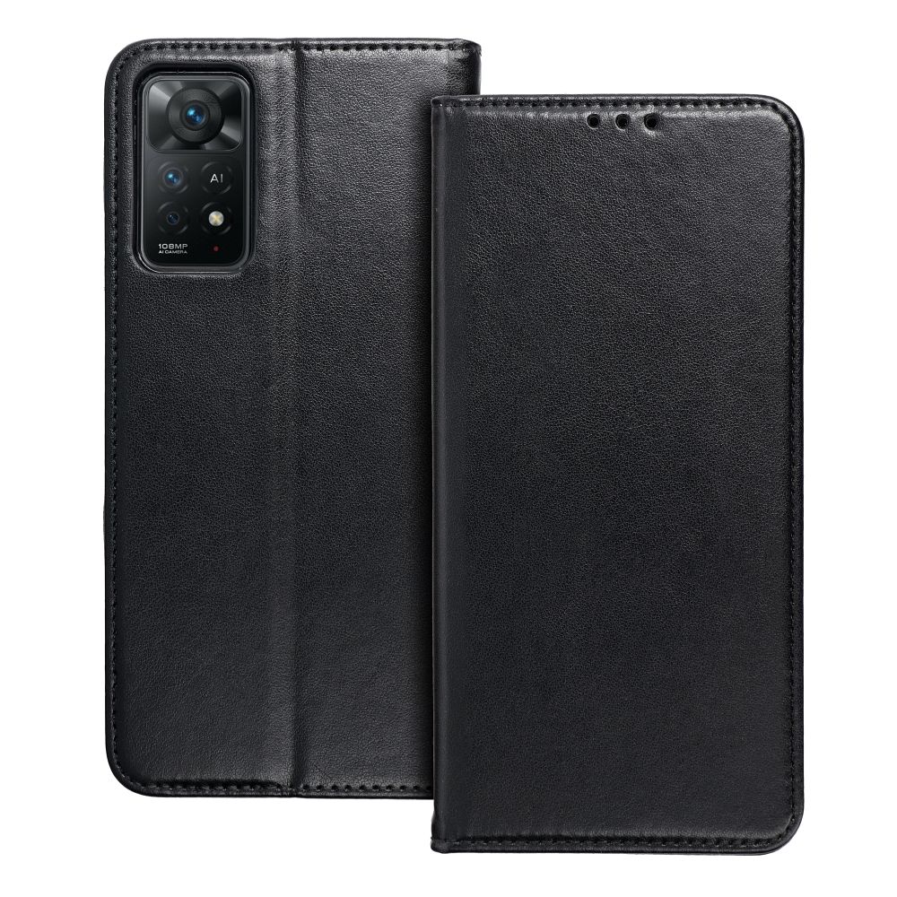 Aizsargvāciņš Xiaomi Redmi Note 13 Pro 5G – SMART MAGNETO, melns — attēls 3