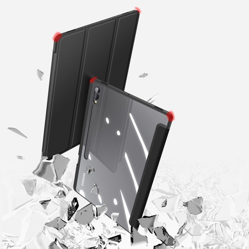 Aizsargvāciņš Samsung Tab S9 Ultra – DUX DUCIS TOBY with pencil storage, melns — attēls 3