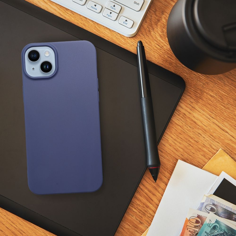 Aizsargvāciņš Samsung A15 5G / A15 4G – MATT, zils — attēls 4