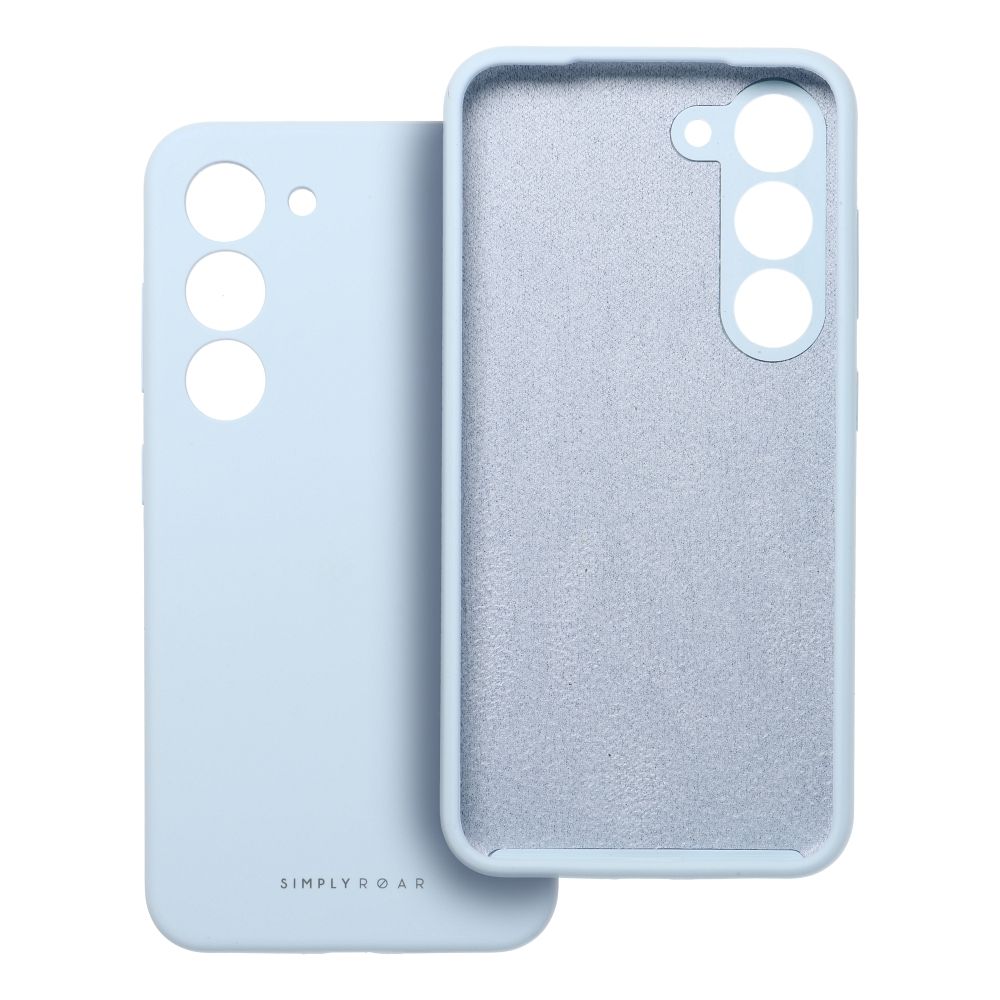 Aizsargvāciņš Samsung Galaxy A55 5G – Roar Cloud-Skin, gaiši zils — attēls 4