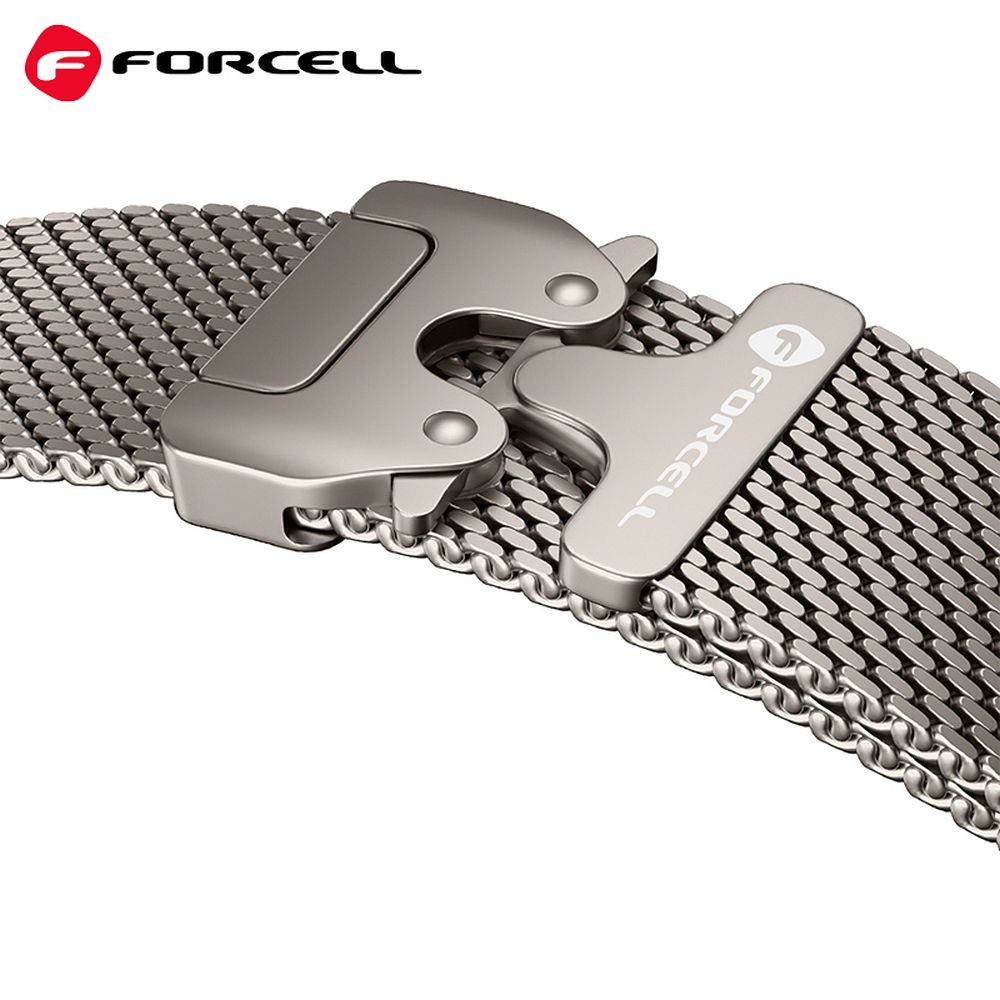 Forcell F-Design FA11 siksniņa Apple Watch 38 / 40 / 41 mm, melna