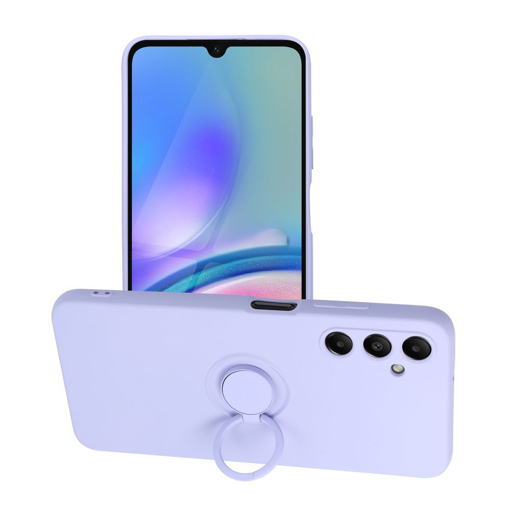 Aizsargvāciņš Samsung A05S – SILICONE RING, violets