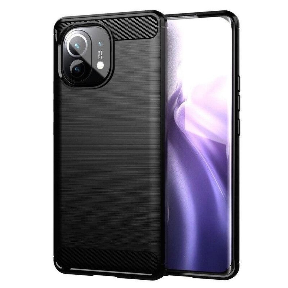 Aizsargvāciņš Xiaomi Mi 11 – CARBON, melns