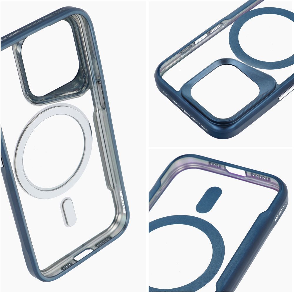 Aizsargvāciņš iPhone 16 PLUS – ERGOFIT NEWZONE compatible with MagSafe, sudraba — attēls 2
