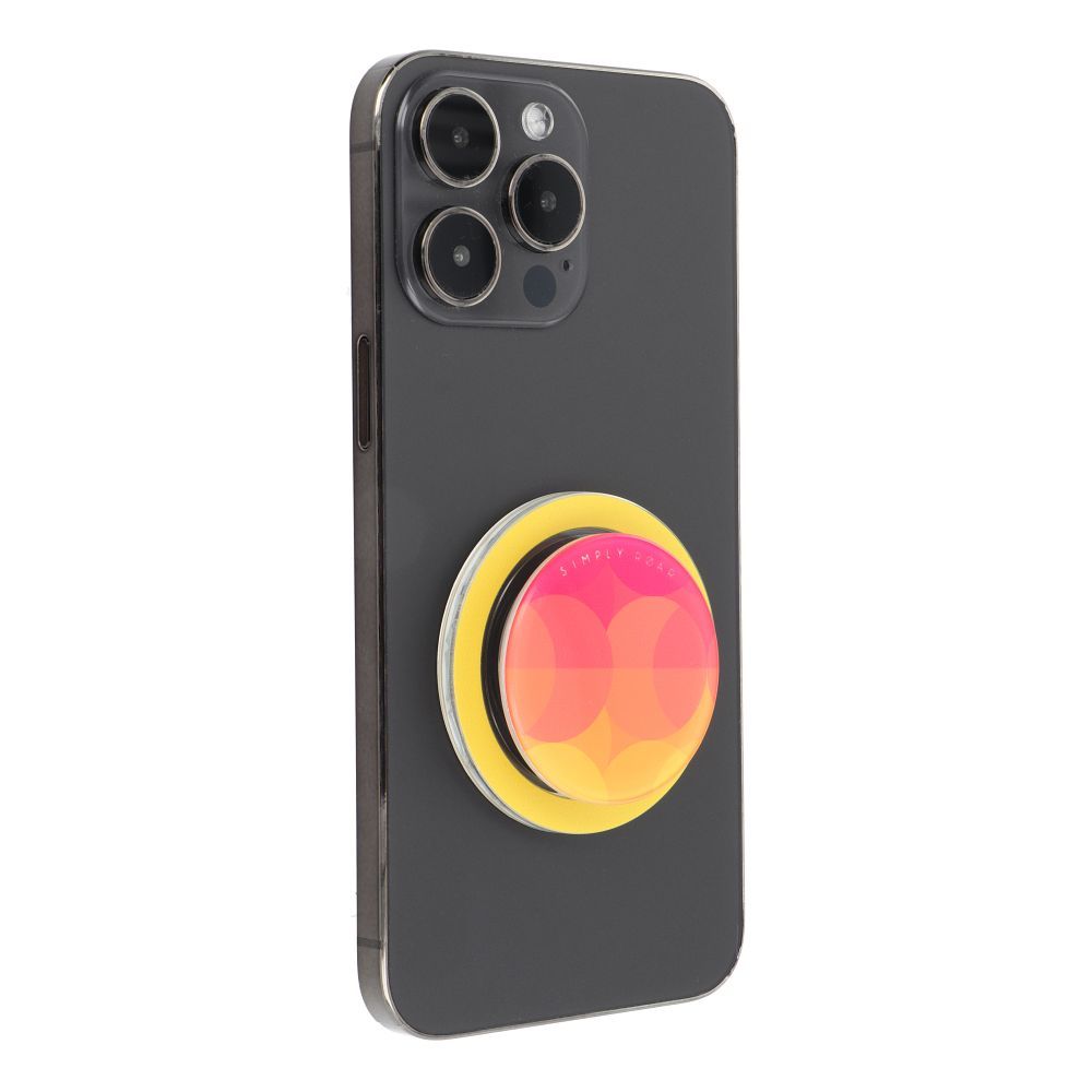 Roar Acrylic Pop Tok - Orange/Pink