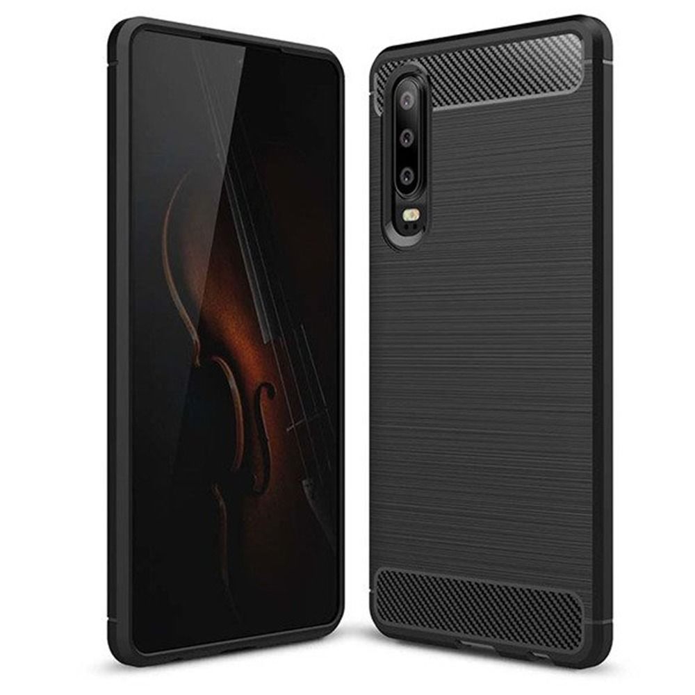Aizsargvāciņš HUAWEI P30 – CARBON, melns