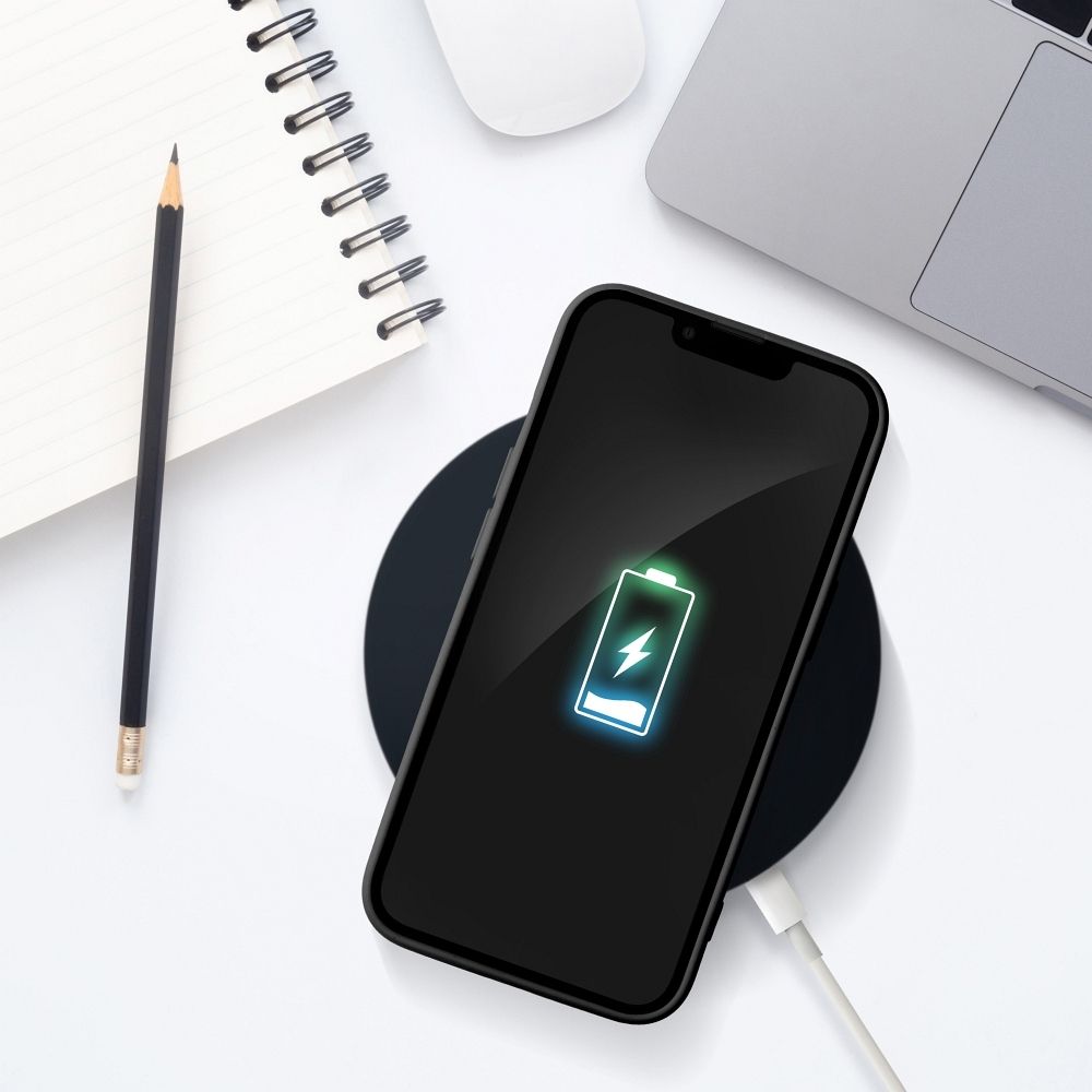 Aizsargvāciņš iPhone 16 Plus – CARD, melns — attēls 4