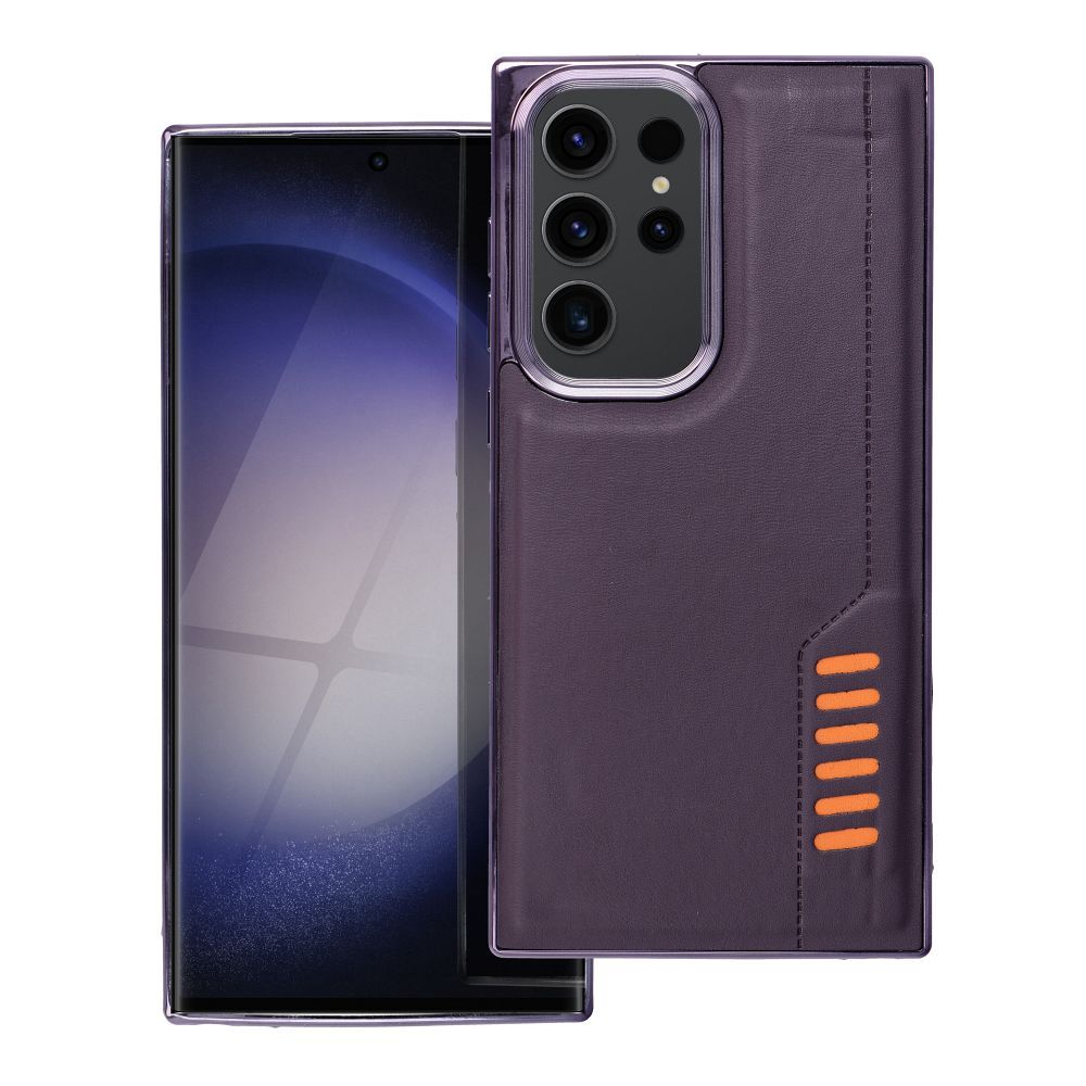 Aizsargvāciņš Samsung S23 Ultra dark – MILANO, violets