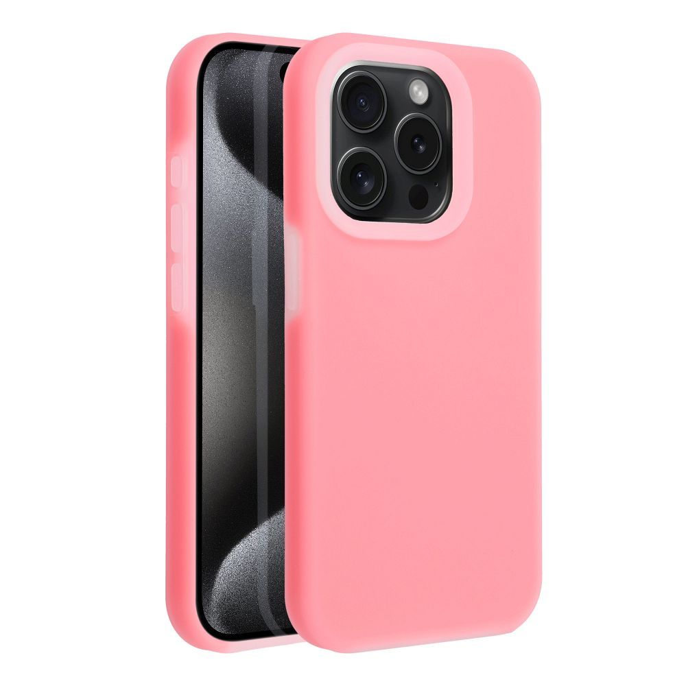 Aizsargvāciņš iPhone 15 Pro – CANDY, rozā