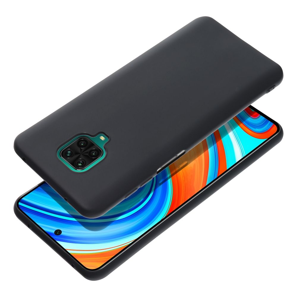 Aizsargvāciņš Xiaomi Redmi Note 9 Pro – MATT, melns — attēls 2