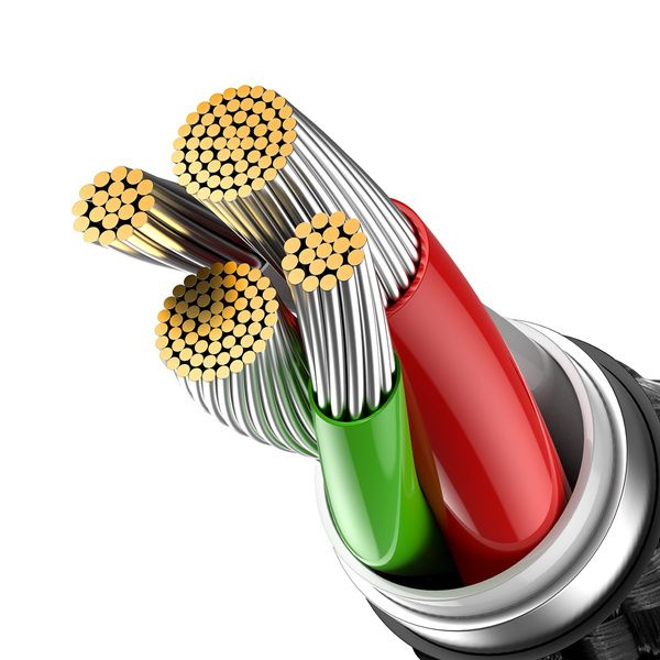 Kabelis BASEUS cable USB A to Lightning 2,4A Glimmer CADH000301 2 m black — attēls 3