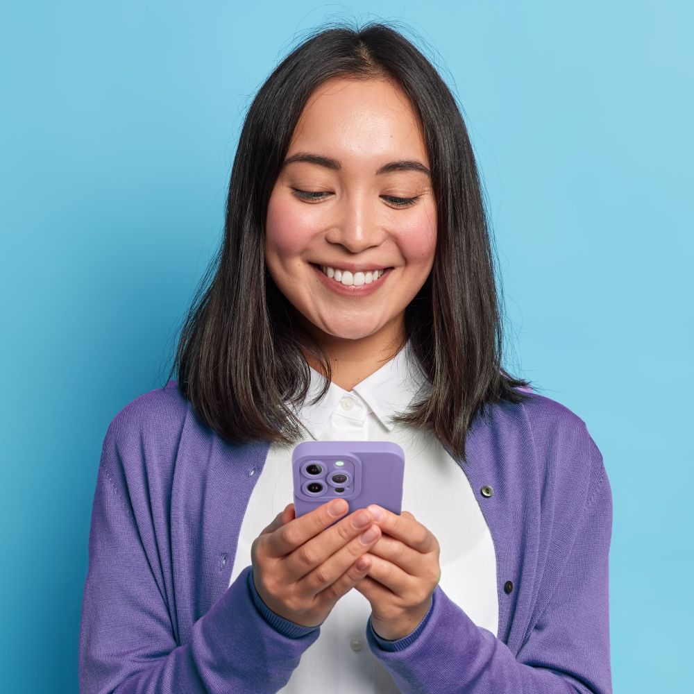 Aizsargvāciņš Samsung Galaxy A14 5G – Roar Luna, violets — attēls 4