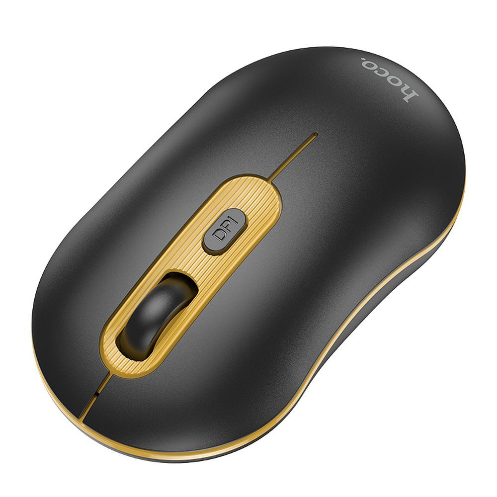 HOCO wireless computer mouse 2,4G 1600 dpi GM21 black — attēls 2