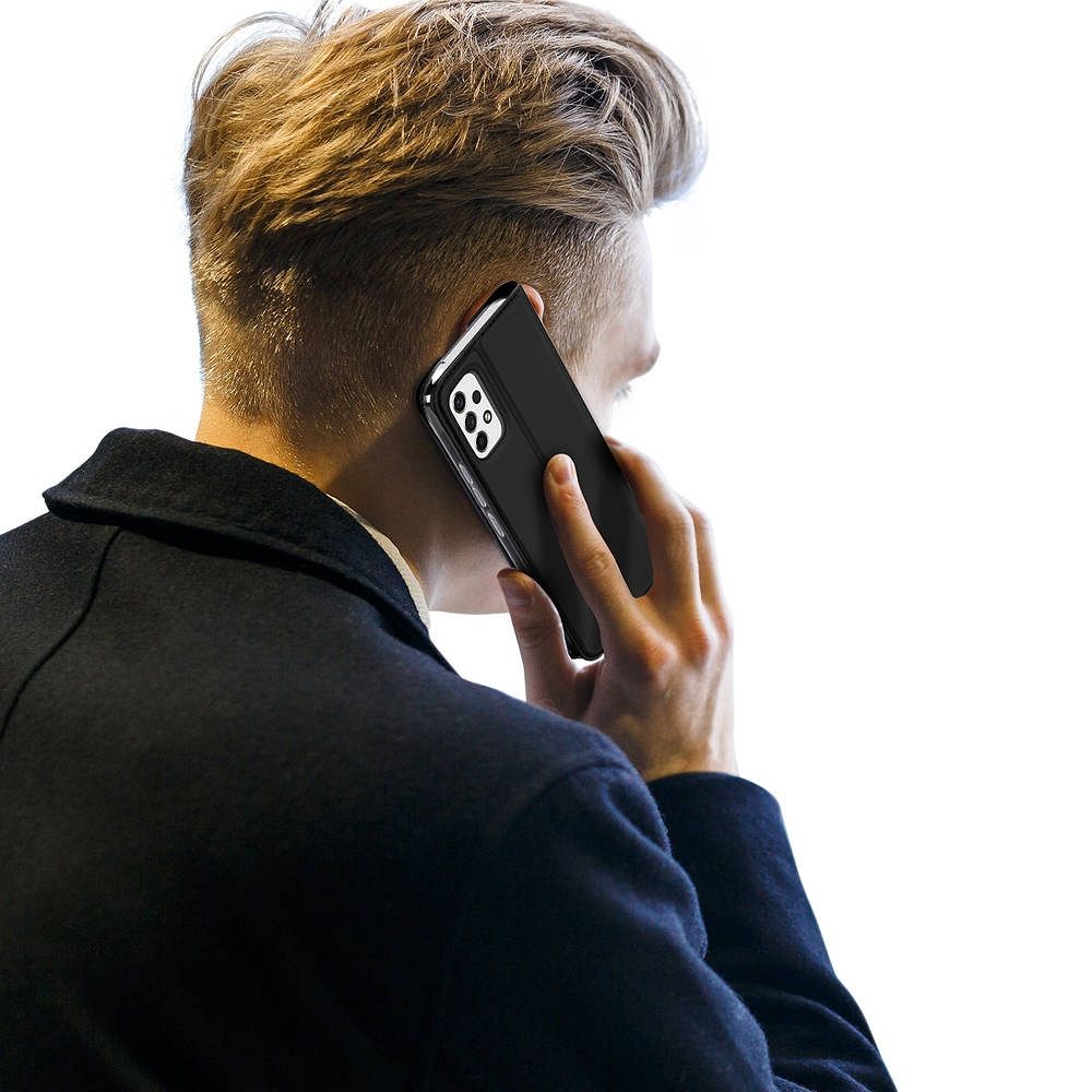 Aizsargvāciņš Samsung A53 – DUX DUCIS wallet SKIN PRO, melns — attēls 3