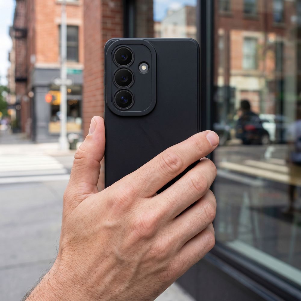Matt 2.0 aizsargvāciņš Xiaomi Redmi Note 17 4G / 5G, melns