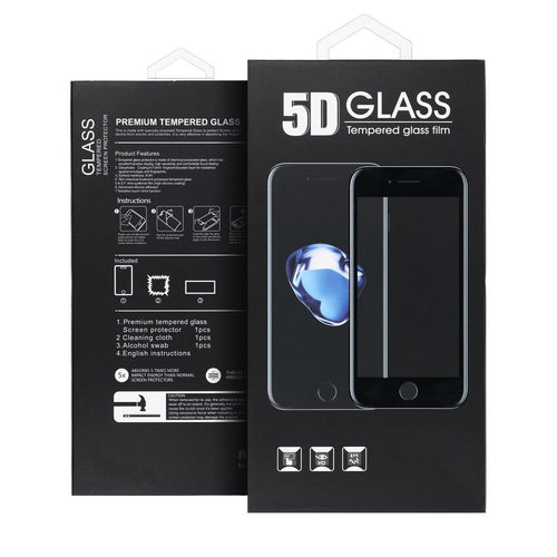Aizsargstikls Huawei P20 Pro – 5D Full Glue, melns — attēls 2