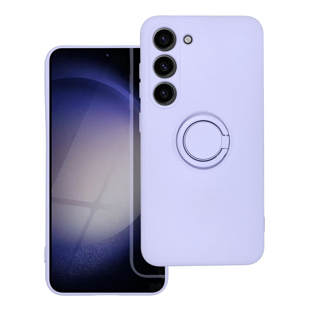 Aizsargvāciņš Samsung S23 – SILICONE RING, violets