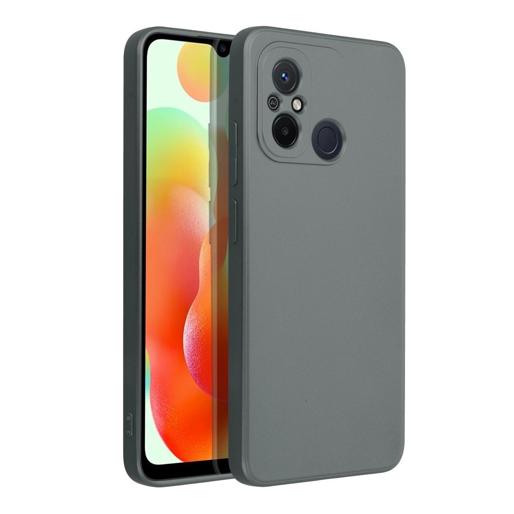 Aizsargvāciņš Xiaomi Redmi 12C – METALLIC, pelēks — attēls 2