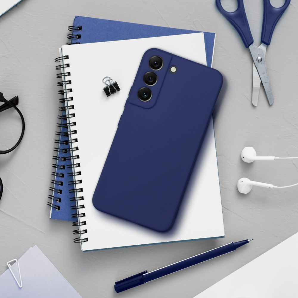Aizsargvāciņš Samsung A33 5G – SOFT, tumši zils — attēls 4