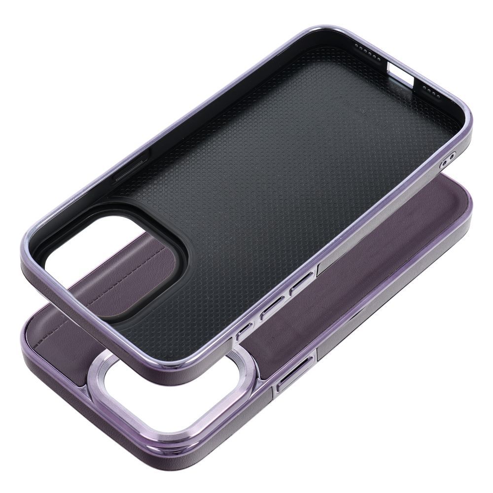 Aizsargvāciņš iPhone 15 Pro Max dark – MILANO, violets — attēls 3