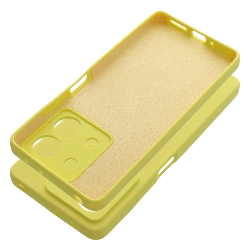 Aizsargvāciņš Xiaomi REDMI NOTE 13 5G lemon – SILICONE 2mm — attēls 2