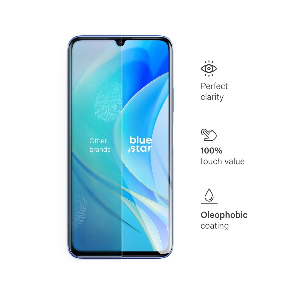 Aizsargstikls HUAWEI Nova Y70 – Blue Star — attēls 4