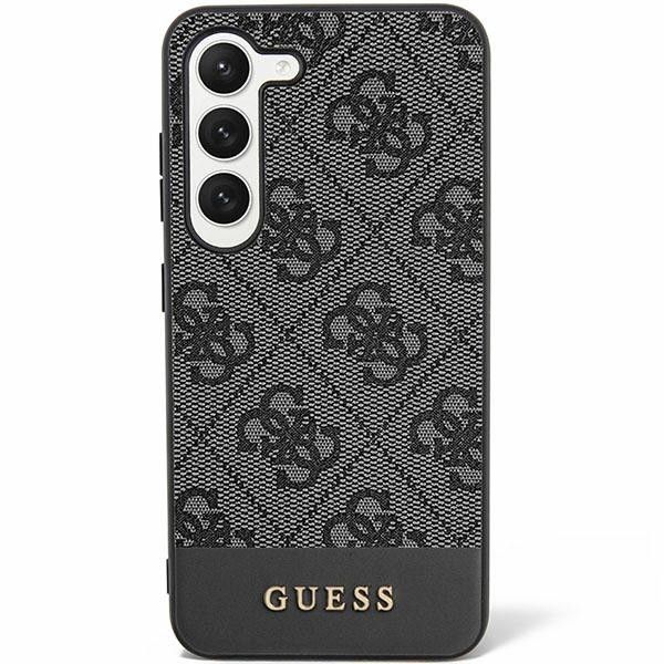 Aizsargvāciņš Samsung S24 GUHCS24SG4GLGR (4G Bottom Stripe) – GUESS, melns
