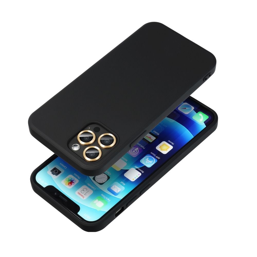 Aizsargvāciņš Samsung S21 FE – SILICONE, melns — attēls 3