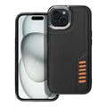 Aizsargvāciņš iPhone 15 – MILANO, melns