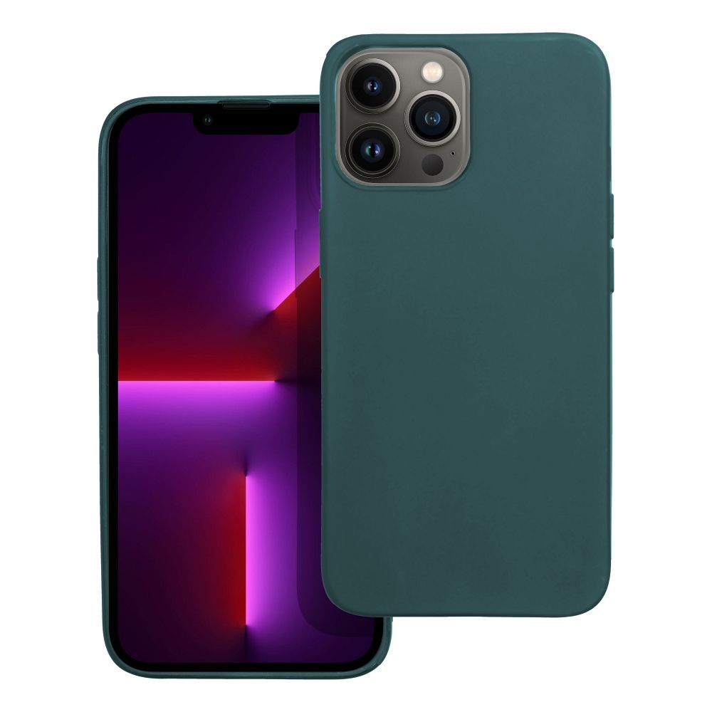 Aizsargvāciņš iPhone 13 Pro Max – MATT, tumši zaļš