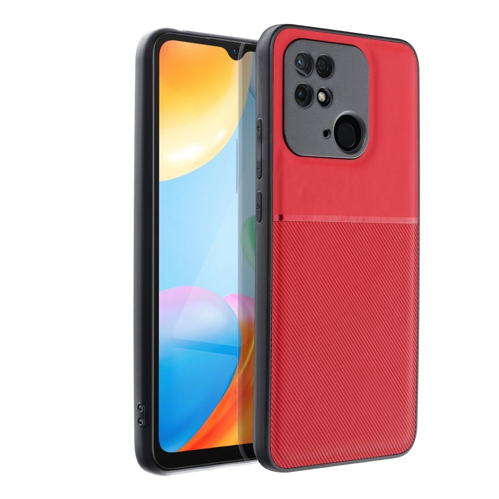 Aizsargvāciņš Xiaomi Redmi 10C – NOBLE, sarkans — attēls 2