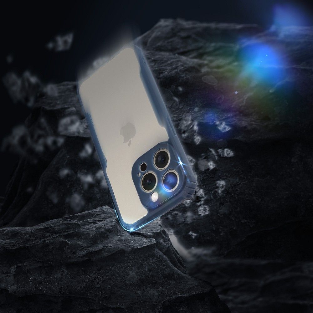 Aizsargvāciņš iPhone 15 PRO – ANTI-DROP do, tumši zils — attēls 4