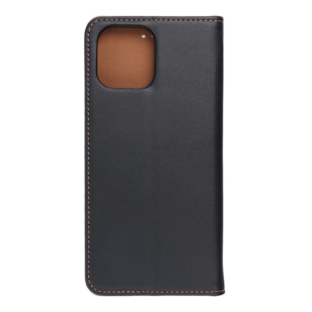 Aizsargvāciņš iPhone 12 PRO MAX – Leather SMART PRO, melns — attēls 2