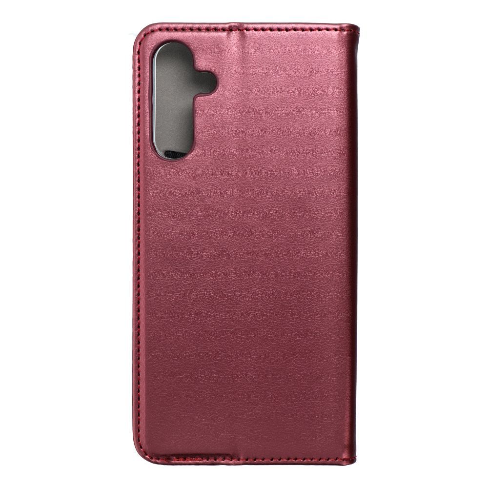 Aizsargvāciņš Samsung A15 5G – SMART MAGNETO, bordo — attēls 2