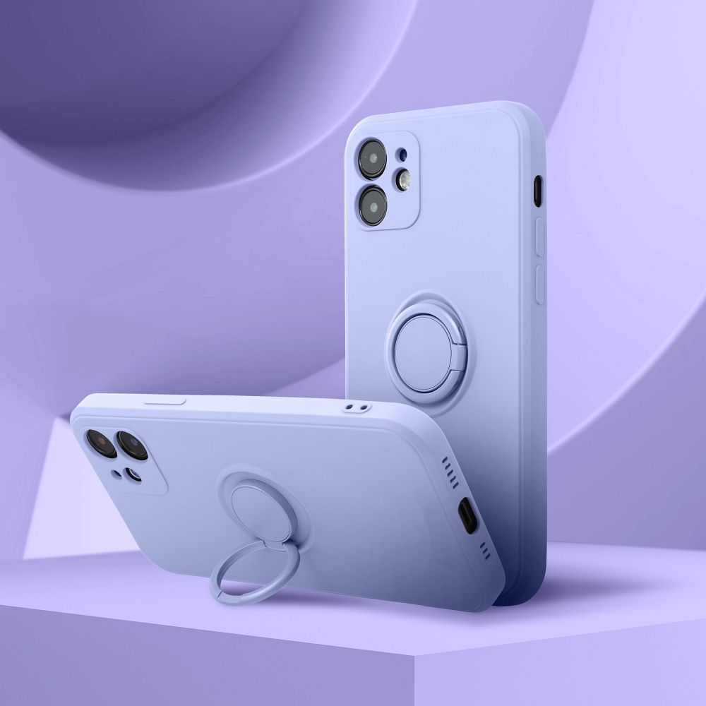 Aizsargvāciņš Samsung A05S – SILICONE RING, violets — attēls 4