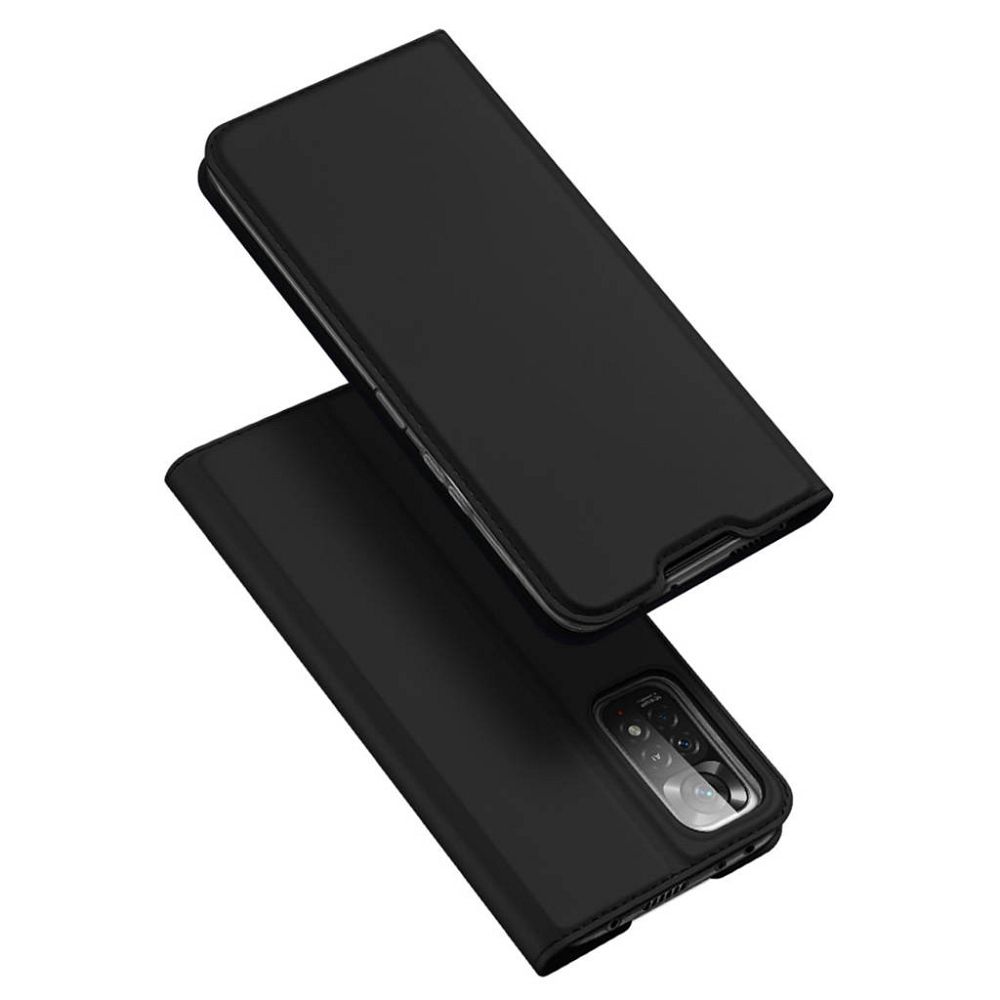 Aizsargvāciņš REDMI NOTE 12 Pro 5G / 11 Pro 5G / 4G – DUX DUCIS wallet SKIN PRO, melns