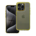 Aizsargvāciņš iPhone 16 PLUS – MATRIX CLEAR, dzeltens