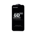 Full Glue 6D aizsargstikls Realme 9 4G / 9 Pro Plus, melns