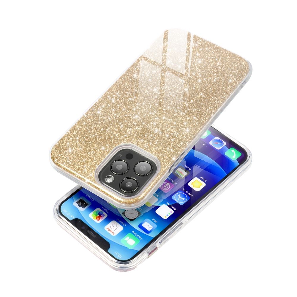 Aizsargvāciņš iPhone 14 Pro – SHINING, zelta — attēls 2