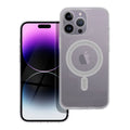 Aizsargvāciņš iPhone 14 Pro Max – CLEAR MAG with camera protection compatible with MagSafe, caurspīdīgs