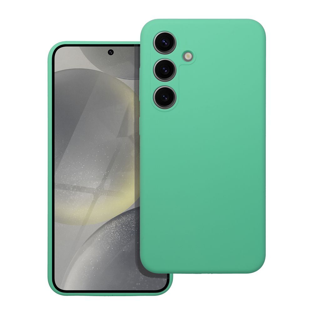 Aizsargvāciņš Samsung S24 FE mint – SILICONE 2mm — attēls 2
