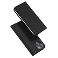 Aizsargvāciņš iPhone 15 – DUX DUCIS wallet SKIN PRO, melns
