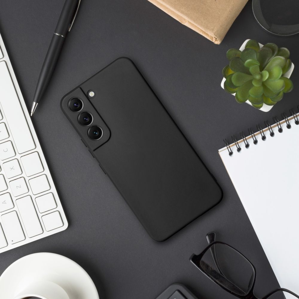Aizsargvāciņš Samsung A25 5G – SOFT, melns — attēls 3