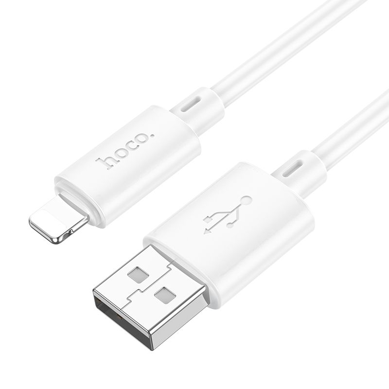 Kabelis HOCO cable USB A to Lightning 2,4A X88 1 m white