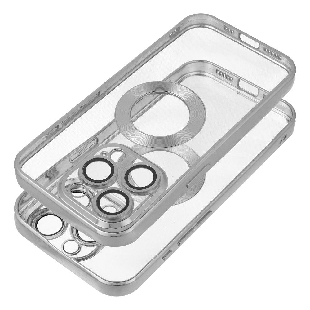Aizsargvāciņš iPhone 16 – GLAM, sudraba — attēls 2