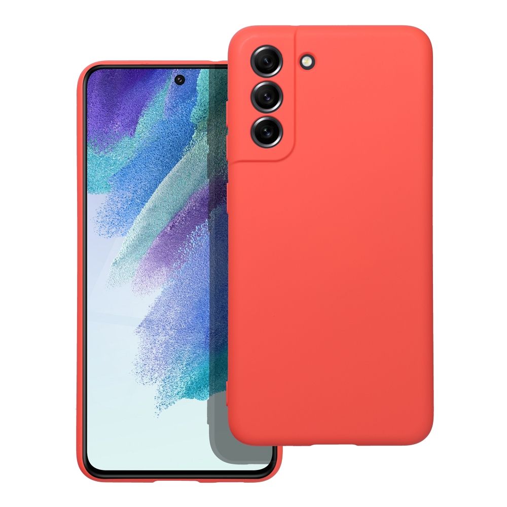 Aizsargvāciņš Samsung S21 FE peach – SILICONE